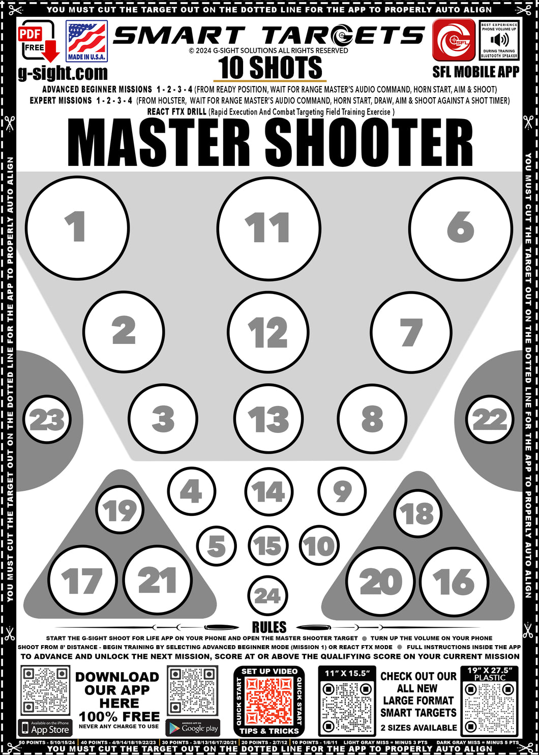 Free Master Shooter Target (For Print)