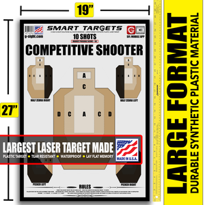 COMPETITIVE SHOOTER SYNTHETIC TARGET -  19" x 27"