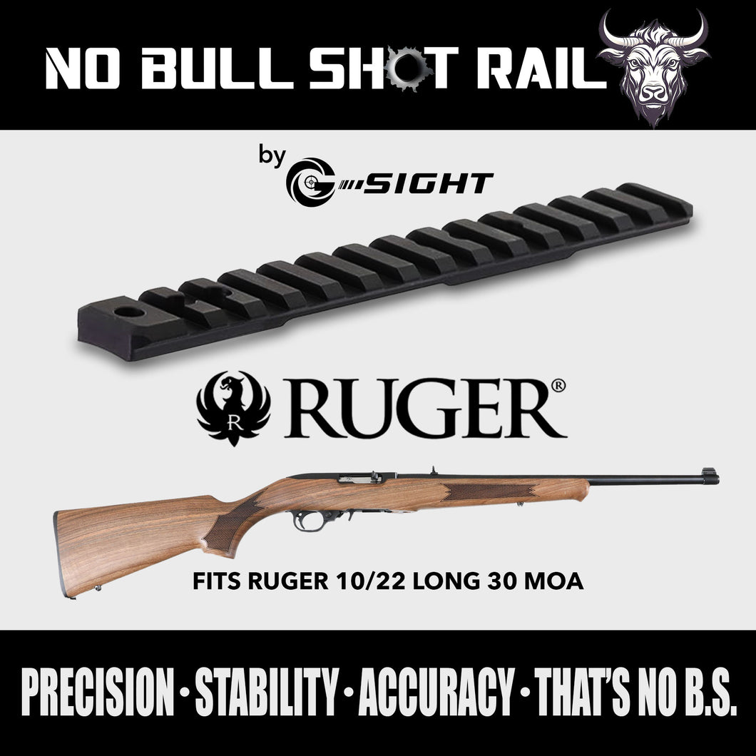 Picatinny Rail - RUGER 10/22 LONG 0 MOA