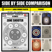 Load image into Gallery viewer, ZONE SHOOTER SYNTHETIC TARGET -  19&quot; x 27&quot;